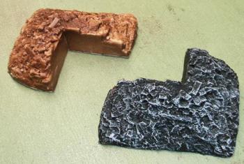 L Shaped Corner Rubble Section (Painted)--THREE IN STOCK. L Shaped Corner Rubble Section (Painted)--THREE IN STOCK. #14828
