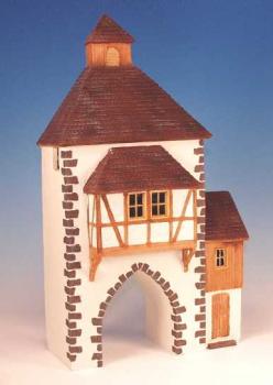 Image of German Town gate house (9.5 in.x5 in.x16.5)--(E5050)