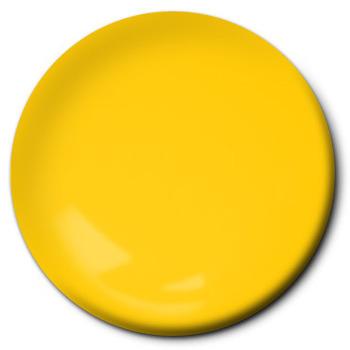 Flat Yellow Enamel Paint--1/4 oz. bottle #15129