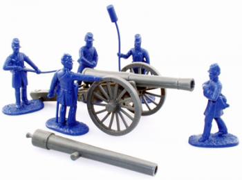 Union Artillery, 24 Pounder--5 Man Crew, Blue, SP #15244