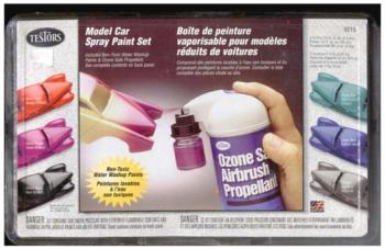 Model Car Spray Set--6 paints, spray cap and propellant Model Car Spray Set--6 paints, spray cap and propellant #15324