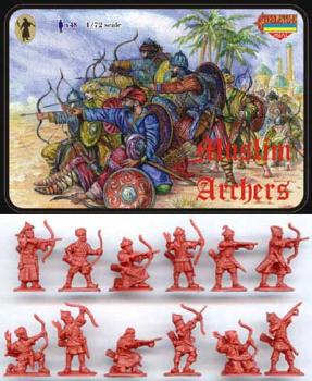 Medieval Muslim Archers--48 figures in 12 poses #15586