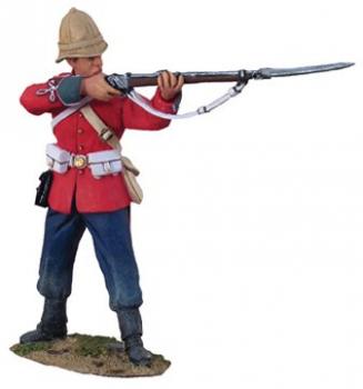 Image of British 24th Foot Standing Firing #1--single figure--RETIRED--LAST ONE!!