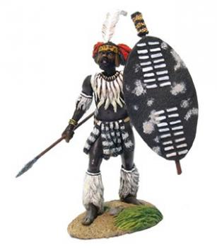 Image of Zulu uMbonambi Regiment Advancing #1--single figure--RETIRED--LAST ONE!!