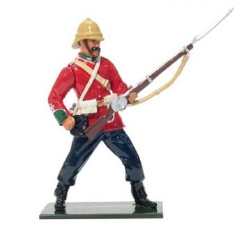 Image of British 24th Foot Standing Loading, Gloss Finish--single figure--RETIRED--LAST ONE!! Image of British 24th Foot Standing Loading, Gloss Finish--single figure--RETIRED--LAST ONE!!