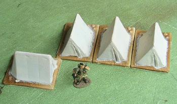 Wedge Tent Set (4 tents)--AWAITING  RESTOCK. #15809