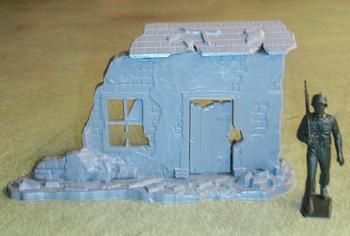 Exploding Building (4 pcs -grey) - retired Exploding Building (4 pcs -grey) - retired #15810