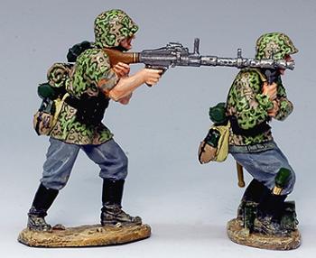 German MG34 Gun Team--two figures--RETIRED--LAST TWO!! #16027