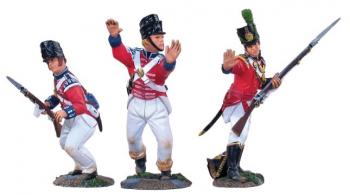 Image of Fight in the Courtyard British Coldstream Guards Closing the Gates--3 figs.--RETIRED--LAST ONE!!