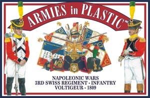 3rd Swiss Regiment - Infantry Voltiguer - 20 in 10 poses #1787