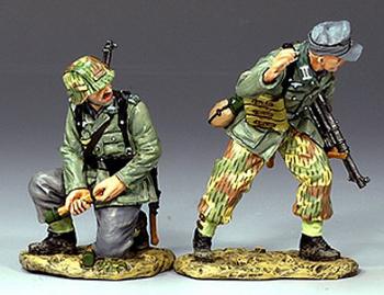 Image of Get Ready--two Panzer Grenadier figures--RETIRED--LAST ONE!!