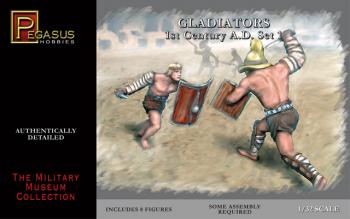 Gladiators Set 1 (10 figures)--1:32 scale plastic figures--TWO IN STOCK. Gladiators Set 1 (10 figures)--1:32 scale plastic figures--TWO IN STOCK. #16510
