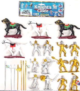 Knights, Horses, & Armor Playset (12 Knights, Weapons & 4 Horses) Knights, Horses, & Armor Playset (12 Knights, Weapons & 4 Horses) #16636