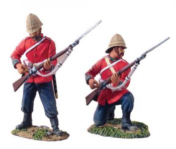 British 24th Foot Firing Line Set #1--two figures--RETIRED--LAST TWO!! British 24th Foot Firing Line Set #1--two figures--RETIRED--LAST TWO!! #16657