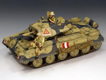 Crusader Tank with Commander & Infantry Tank Rider--RETIRED. #0