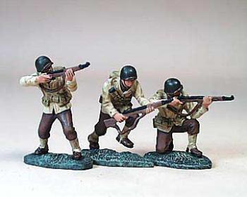 Image of U.S. 1st Division (Big Red One)--three figures--RETIRED--LAST TWO!!