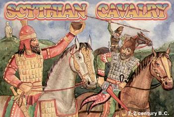 Image of Scythian Cavalry VII-II BCE--12 cavalry figures and one infantry figure -- LAST ONE!