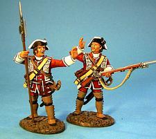 Image of Sergeant and Corporal of the 47th Regiment Line Infantry--two figures--RETIRED--LAST TWO!!