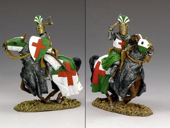 Image of Sir Walter De La Mer--single mounted figure--RETIRED. ONE AVAILABLE!  #17394