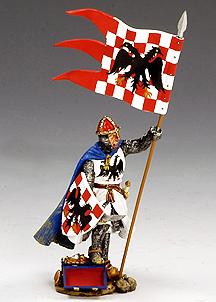 Image of Duke Boris of Saxony--single figure with flag--RETIRED--LAST ONE!!