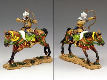 Image of Mounted Saracen Archer--single mounted figure--RETIRED--LAST ONE!!
