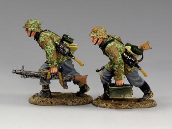 Image of Machine Gun Team Forward!--two German Soldiers--RETIRED--LAST ONE!!
