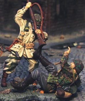 82nd Hand To Hand Combat--2 figures--82nd trooper with German--RETIRED. One left! 82nd Hand To Hand Combat--2 figures--82nd trooper with German--RETIRED. One left!