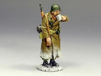 G.I. Drinking--single figure- RETIRED. - ONE AVAILABLE! #17797