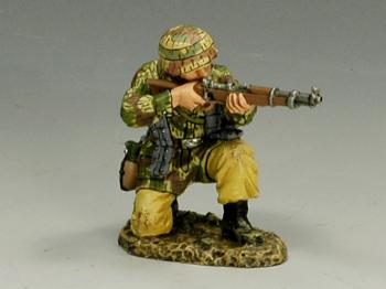 German Fallschirmjager Kneeling/Firing Rifle--single figure--RETIRED--LAST ONE!! #17800