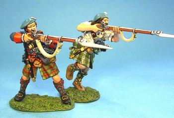 Highlanders Charging #1 (with Musket)--two figures--RETIRED--LAST ONE!! #17873