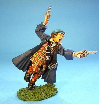 Image of Highlander Officer Charging--single figure--RETIRED--LAST ONE!! #17874