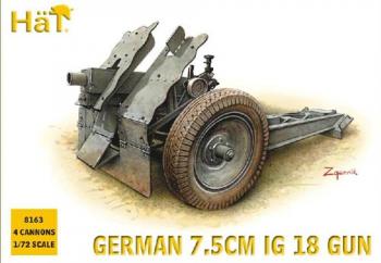 WWII 7.5cm IG18 Gun - 4 guns w/ crews WWII 7.5cm IG18 Gun - 4 guns w/ crews #17887