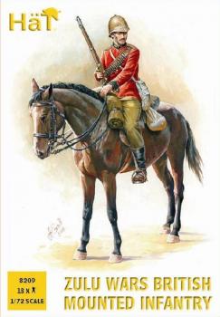Zulu Wars British Mounted Infantry--18 figures in 6 poses & 12 horses in 2 horse poses Zulu Wars British Mounted Infantry--18 figures in 6 poses & 12 horses in 2 horse poses #17892