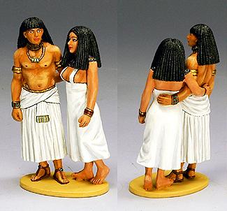 Wedding Guest Couple--two figures on single base--RETIRED -- CUSTOM ORDER! #17956