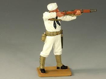 USN Sailor Standing Firing Rifle--single figure--RETIRED. - LAST ONE!  #17969