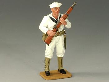 USN Sailor Port Arms--single figure--RETIRED. - ONE AVAILABLE!  #17971