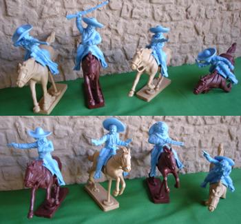 Steve Weston's Mounted Mexican Bandits (formerly WES-MB)--eight mounted figures #0