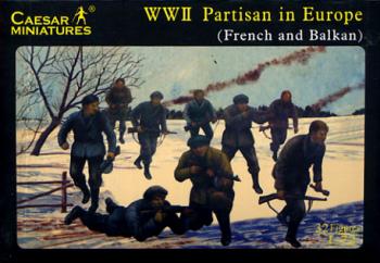 WWII Partisans in Europe--34 Figures in 14 Poses--ONE IN STOCK. #1