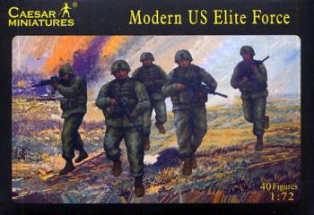 Image of Modern U.S. Elite Force--40 Figures in 12 Poses--FOUR IN STOCK!