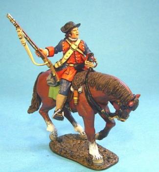 Image of Virginia Provincial Regiment of Foot, Stewart's Light Horse--single mounted figure--RETIRED--LAST ONE!!