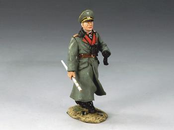 Image of German General Rommel in Normandy Campaign Dress--single figure--RETIRED. ONE AVAILABLE! #18158