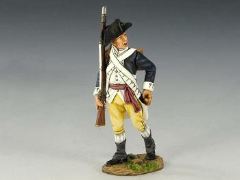 Image of Rhode Island Regiment Sergeant with Rifle Marching--single figure--RETIRED--LAST ONE!!