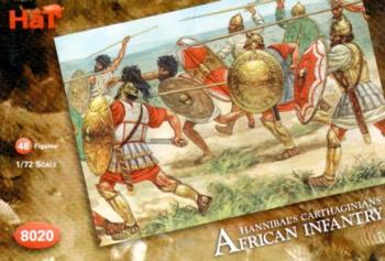 Carthaginian African Infantry--48 figures: 24 heavy African infantry, 12 light African infantry, 12 Numidian Infantry Carthaginian African Infantry--48 figures: 24 heavy African infantry, 12 light African infantry, 12 Numidian Infantry #2015