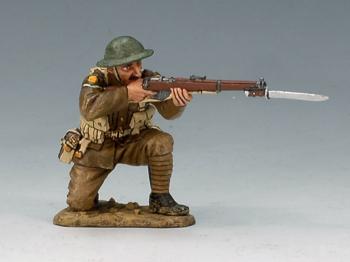 Late War British Soldier Kneeling Firing--single figure--RETIRED--LAST ONE!! #18285