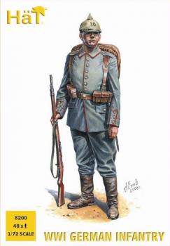 WWI German Early War Infantry--48 figures in 8 poses WWI German Early War Infantry--48 figures in 8 poses #18347