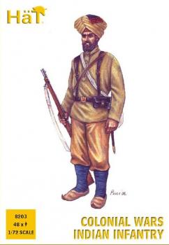 Colonial Wars Indian Infantry--48 figures in 8 poses Colonial Wars Indian Infantry--48 figures in 8 poses #18349
