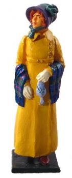 Megan in Winter Pelisse With Tartan Shawl, 1805-1816--single figure--RETIRED--LAST ONE!! Megan in Winter Pelisse With Tartan Shawl, 1805-1816--single figure--RETIRED--LAST ONE!! #18407