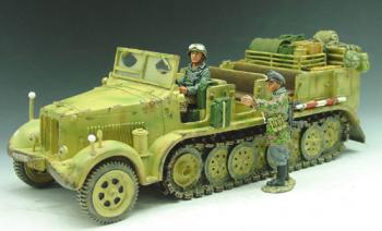 German Prime Mover Half-track with two Figures--RETIRED--LAST ONE!! #245