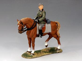 Captain Helmut Eckhardt, German Mounted Adjutant--single mounted figure--RETIRED. - LAST ONE!  #18534