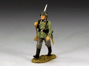 Wehrmacht Marching Rifleman--single figure--RETIRED. ONE AVAILABLE! #0